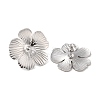 Non-Tarnish Flower 304 Stainless Steel Stud Earrings for Women EJEW-L272-031P-03-2
