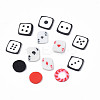 Handmade Polymer Clay Cabochons CLAY-N006-90-4