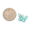 Opaque Acrylic Imitation Pearl Beads Pendants PALLOY-JF04296-02-2