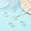 5Pcs Natural Agate Shell Shaped Pendants G-YW0002-43-4
