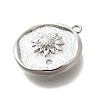 Brass Micro Pave Cubic Zirconia Pendants LS-KK-Q035-16A-P-2