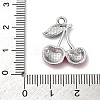 Cherry Alloy Pendants PALLOY-S051-03A-P-3