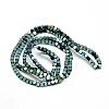 Electroplate Non-magnetic Synthetic Hematite Beads Strands G-Q486-61B-2