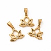 Ion Plating(IP) 304 Stainless Steel Charms STAS-F292-12G-3
