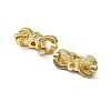 Brass Micro Pave Cubic Zirconia Beads KK-B142-12G-2