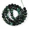 Natural Fuchsite Beads Strands G-T140-20B-3