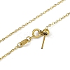 Ion Plating(IP) 304 Stainless Steel Cable Chains Necklaces NJEW-H042-06G-2