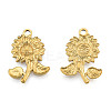 Ion Plating(IP) 201 Stainless Steel Pendants X-STAS-N098-208LG-1
