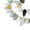 Natural Myanmar Jade Beads Strands G-Z091-A28-3