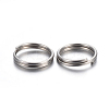 Tarnish Resistant 304 Stainless Steel Split Rings LS-STAS-P223-22P-06-2