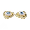 Rack Plating Alloy Rhinestone Pandants PALLOY-O109-01LG-3