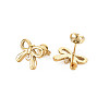 Ion Plating(IP) 304 Stainless Steel Stud Earring Findings X-STAS-N097-228-2