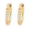 304 Stainless Steel Clear Cubic Zirconia Hoop Earrings EJEW-L307-05G-4