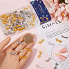 150Pcs 3 Colors Zinc Alloy Butterfly Beads FIND-SC0011-83-3