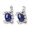 Natural Lapis Lazuli Pendants G-D469-01P-15-2