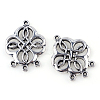Tibetan Style Alloy Chandelier Components LS-X-TIBE-Q054-06AS-RS-1