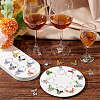 24Pcs 6 Styles Alloy Wine Glass Charms AJEW-AB00073-4