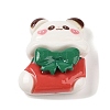 Christmas Panda Theme Opaque Resin Decoden Cabochons LS-RESI-S397-02C-1