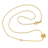 304 Stainless Steel Micro Pave Cubic Zirconia Pendant Necklaces NJEW-H017-01G-R-2