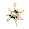 Halloween Alloy Rhinestone Pendants ENAM-P258-06G-01-1