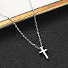 Non-Tarnish 304 Stainless Steel Pendant Necklaces NJEW-E141-42P-1
