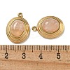 Natural Rose Quartz Pendants STAS-L025-007G-05-3