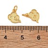 Brass Charms KK-F941-02G-3
