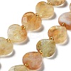 Heated Natural Citrine Beads Strands G-B044-B10-01-1