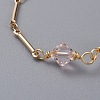 Bicone Austrian Crystal Beaded Bracelets BJEW-JB04806-04-2