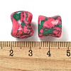 Synthetic Ruby in Zoisite Ear Gauges Flesh Tunnels Plugs EJEW-P293-02D-3