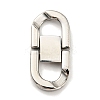 Non-Tarnish 304 Stainless Steel Fold Over Clasps LS-STAS-D026-01C-P-1