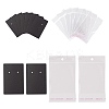 200Pcs 2 Style Cardboard Display Cards and OPP Cellophane Bags CDIS-LS0001-05C-1