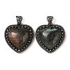 Natural Labradorite Pendants G-A095-01AS-01-1