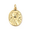 Rack Plating Brass Pendants KK-H431-40G-1