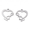 Non-Tarnish Valentine's Day 201 Stainless Steel Pendants LS-STAS-S081-076-2