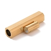 Ion Plating(IP) 304 Stainless Steel Magnetic Clasps with Glue-in Ends STAS-F276-05G-01-3