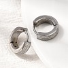 304 Stainless Steel Hoop Earrings EJEW-L302-03D-P-2