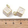 Brass Enamel Pendants KK-U060-33G-02-3