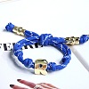 Letter R Cotton Cord Braided Knot Bracelets FS-WG79C27-18-1