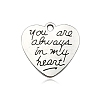 Mother's Day Theme Tibetan Style Alloy Pendnats LS-FIND-CJC0018-54D-1