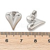 Non-Tarnish 304 Stainless Steel Heart Stud Earrings for Women X-EJEW-F300-09P-4