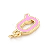 Rack Plating Brass Pendants KK-C065-02Q-G-2
