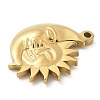 304 Stainless Steel Pendants STAS-I322-06G-02-2