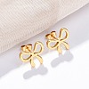 304 Stainless Steel Stud Earrings for Women LS-EJEW-K306-17G-1