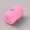 Straw Cup with Word Food Grade Eco-Friendly Silicone Focal Beads LS-SIL-WH0018-23A-2