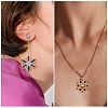 6Pcs 6 Styles Rack Plating Alloy Rhinestone Pendants FIND-YW0005-63-6