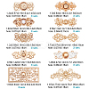 10 Styles Alloy Snap Lock Clasps FIND-CP0002-81-2