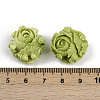 Synthetic Coral Dyed Carved Beads SHEL-D001-01B-3