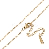 201 Stainless Steel Cable Chain Necklaces NJEW-P309-14G-3