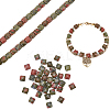 2 Strands Natural Unakite Beads Strands G-GA0001-83-1